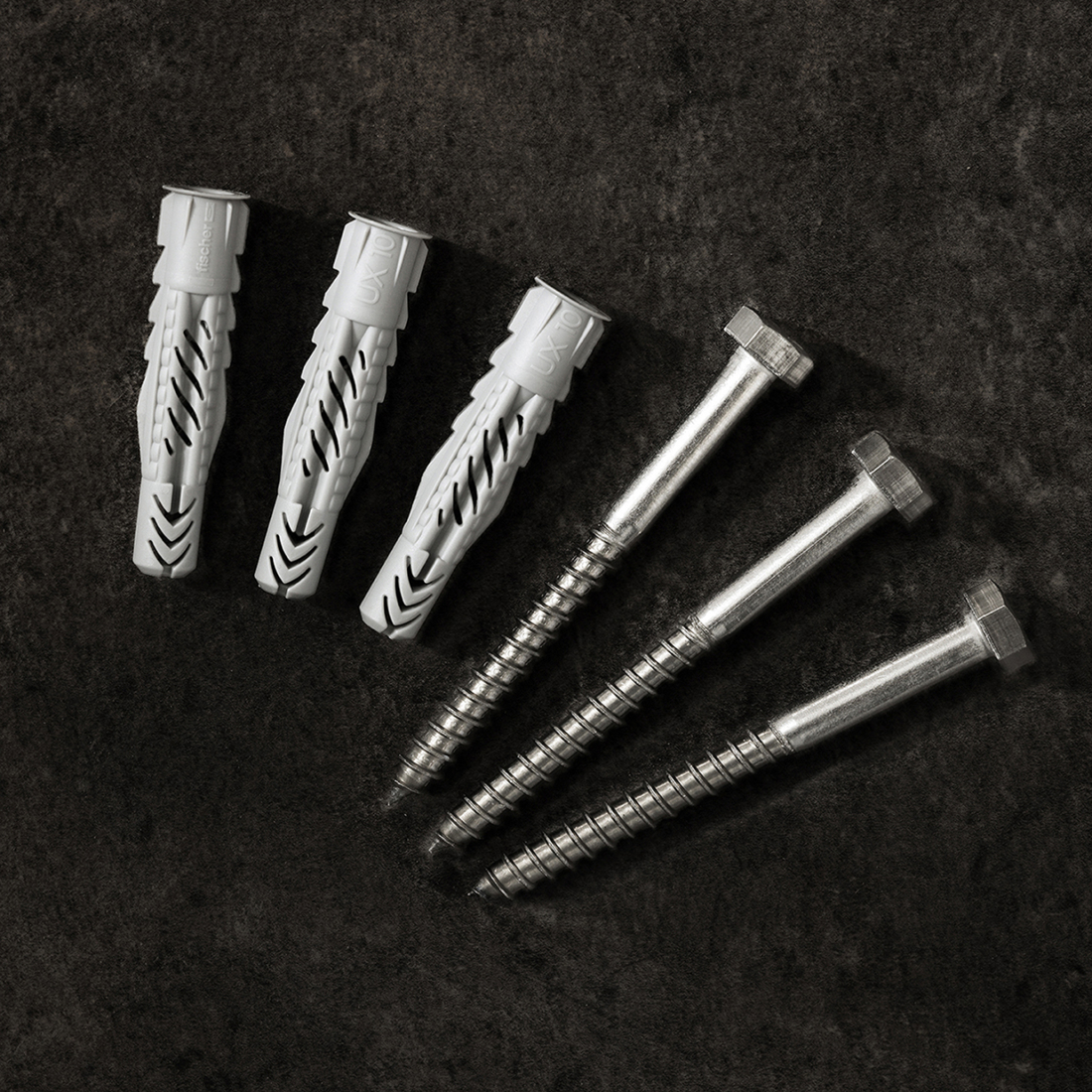 Quick and easy installation. (Attachments not included.)