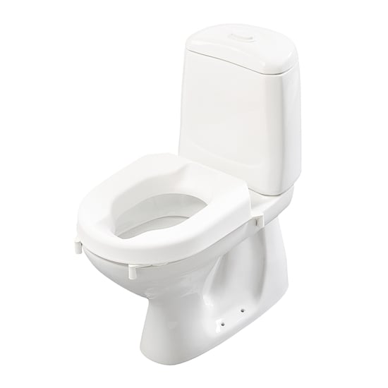 Etac Hi-Loo raised toilet seat with brackets