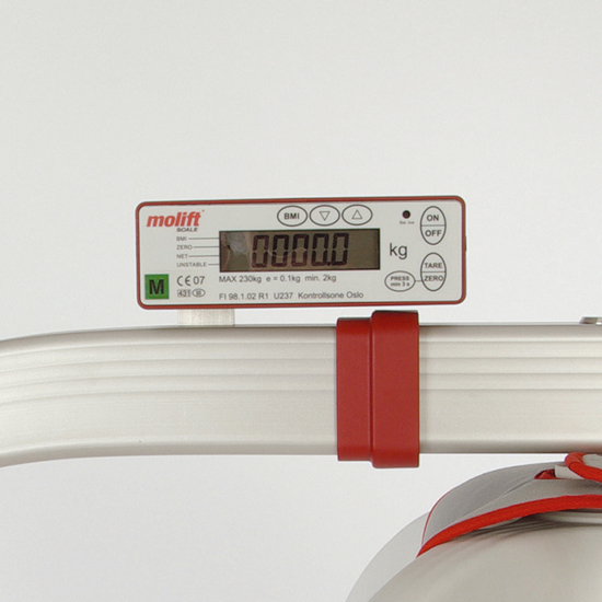 Weight scale incl lifting arm