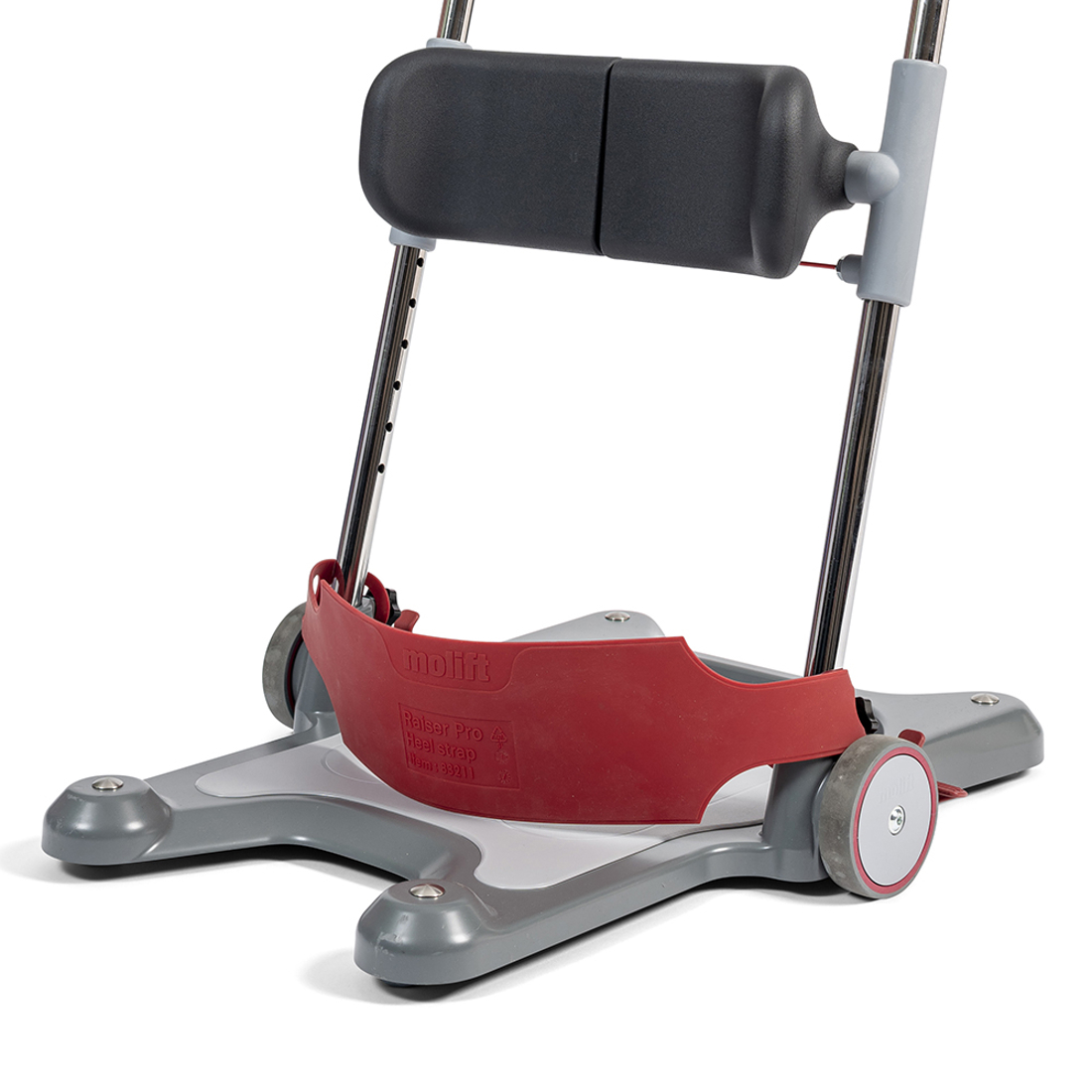 Molift Raiser Pro Heel Strap mounted front
