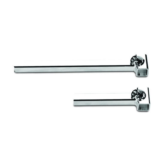 Swan neck bar system, horizontal