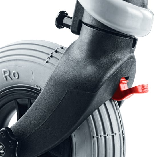 Anti-reverse wheel stop - lock