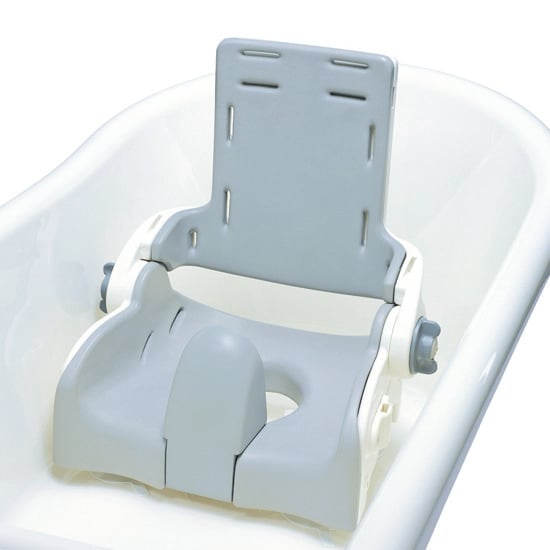In a bath