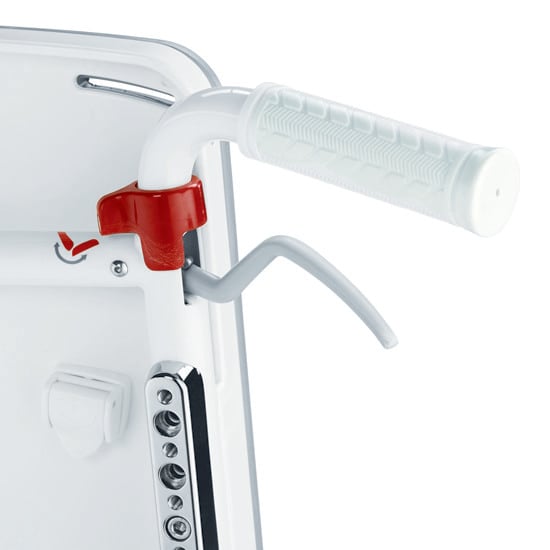 Handle for seat angle adjustment for hydraulic version