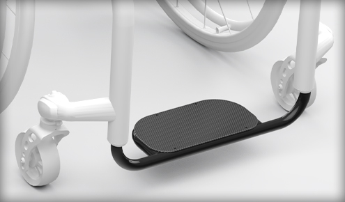 Tubular Footplate w/ABS Cover