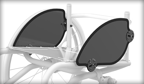 Aluminum Straight Side Guards Cut to Fit Adj