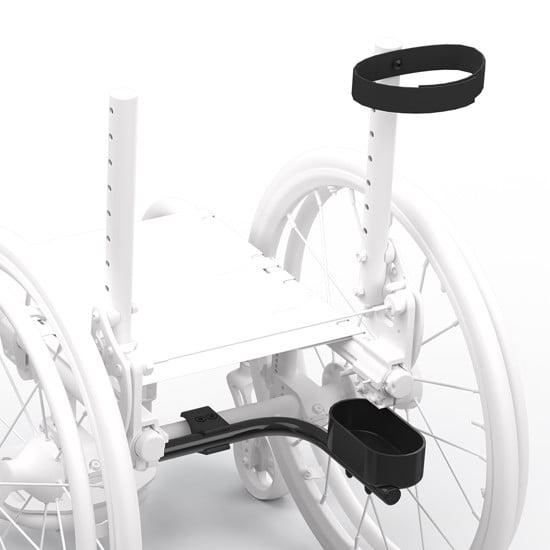 Rigid Cane and Crutch Holder