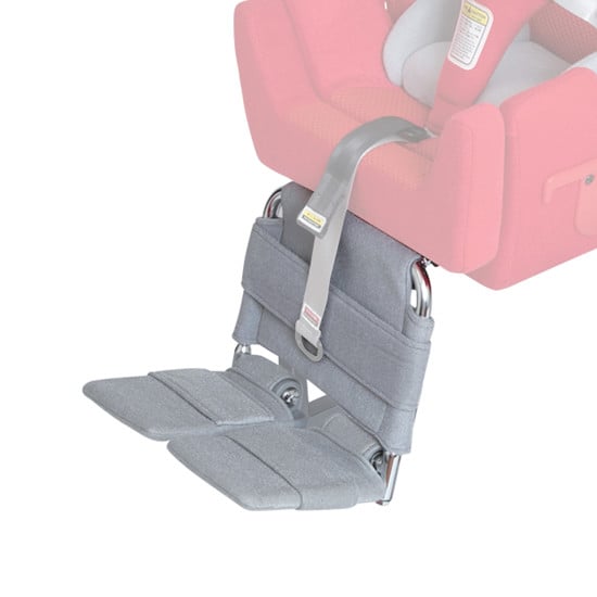 Rodded footrest