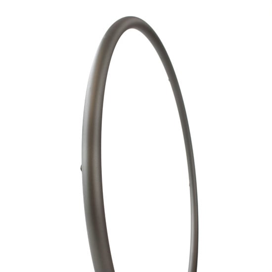 Hard anodized aluminium handrim