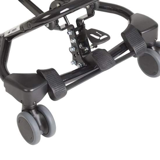 Foot operated central brake