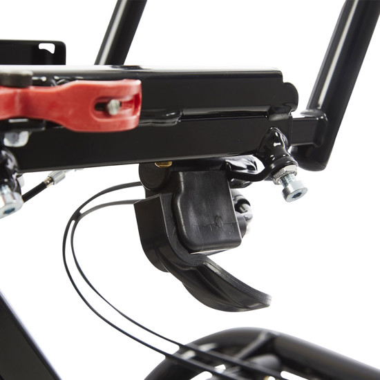 High-low:xo hand operated central brake