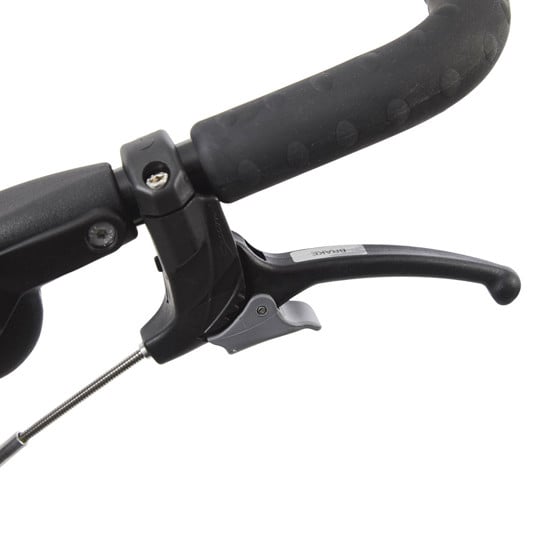 Hand operated decelerating brake