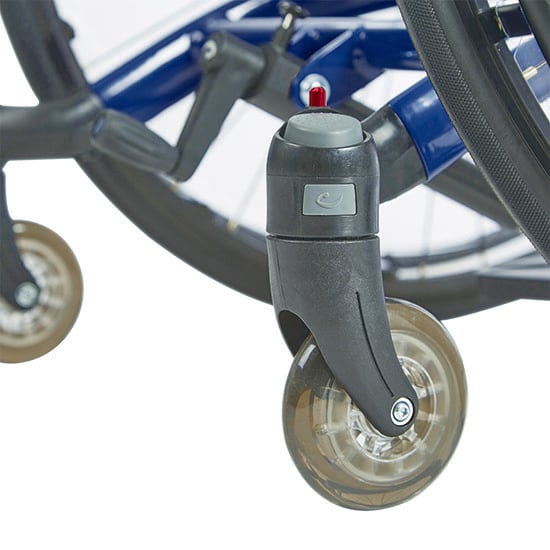 Castors with brakes