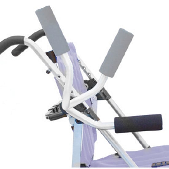 Height adjustable flip-up armrest