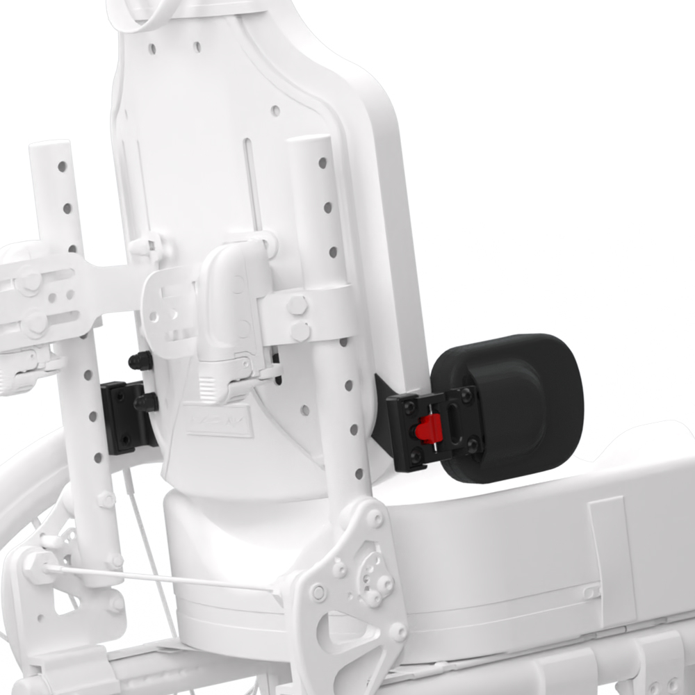 Lateral Pelvic Pads with Swing-Away Mounting Hardware