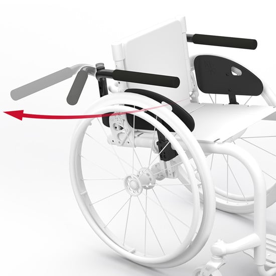 Swing Away Armrests with Side Guard