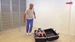 How to pack the lift in a Travel suitcase