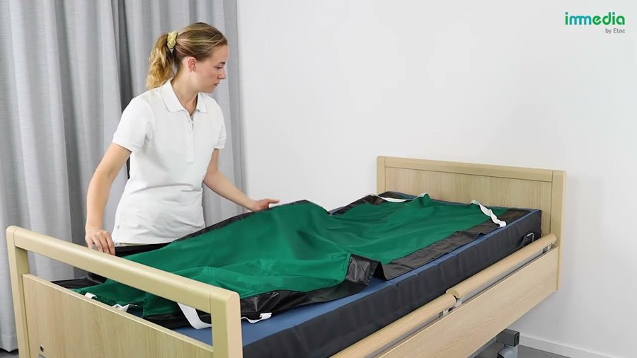 Cette vidéo explique comment utiliser le drap 4WayGlide NylonSheet sans verrouillage.
