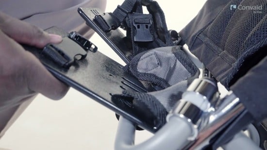 How to adjust footrest angle