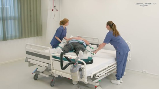 HoverMatt SPU - Förflytta en bariatrisk patient från säng till säng