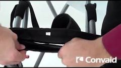 Convaid Rodeo - How to attach the lateral thigh support - adductor