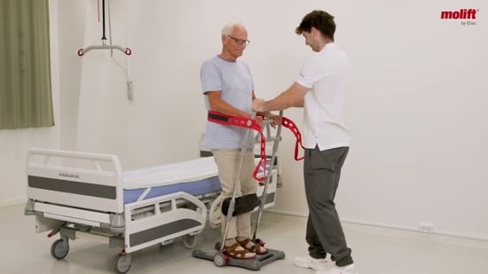 Support and safety during transfer with Molift Raiser Pro