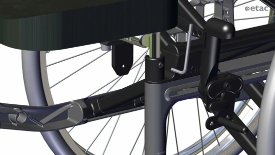 How to mount and adjust amputee leg support