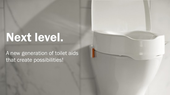 Etac My-Loo løsmontert toalettforhøyer med kantstopp