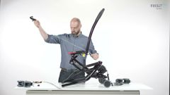 How to mount hand operated central brake