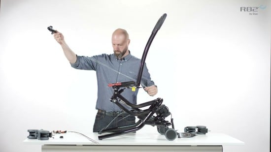 How to mount hand operated central brake