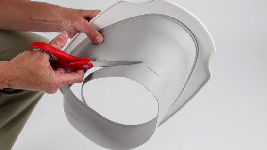 How to adjust the Splash guard to a perfect fit