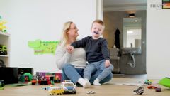 Flamingo Curo supporting toilet training