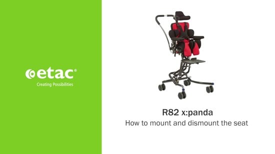 R82 x:panda seat mount and dismount