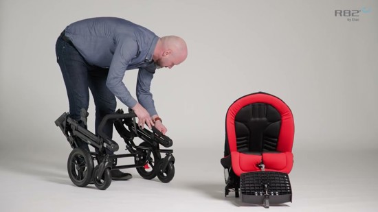 How to fold frame and seat separately on Chilla