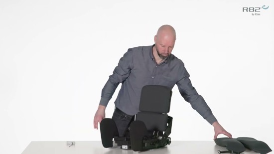 How to mount outer knee support on the x:panda shape