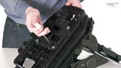 How to adjust from short leg to long leg setting on the x:panda shape